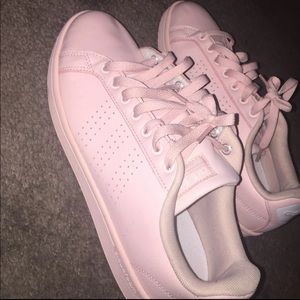 Pink adidas shoes